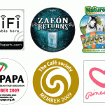 Shop window stickers